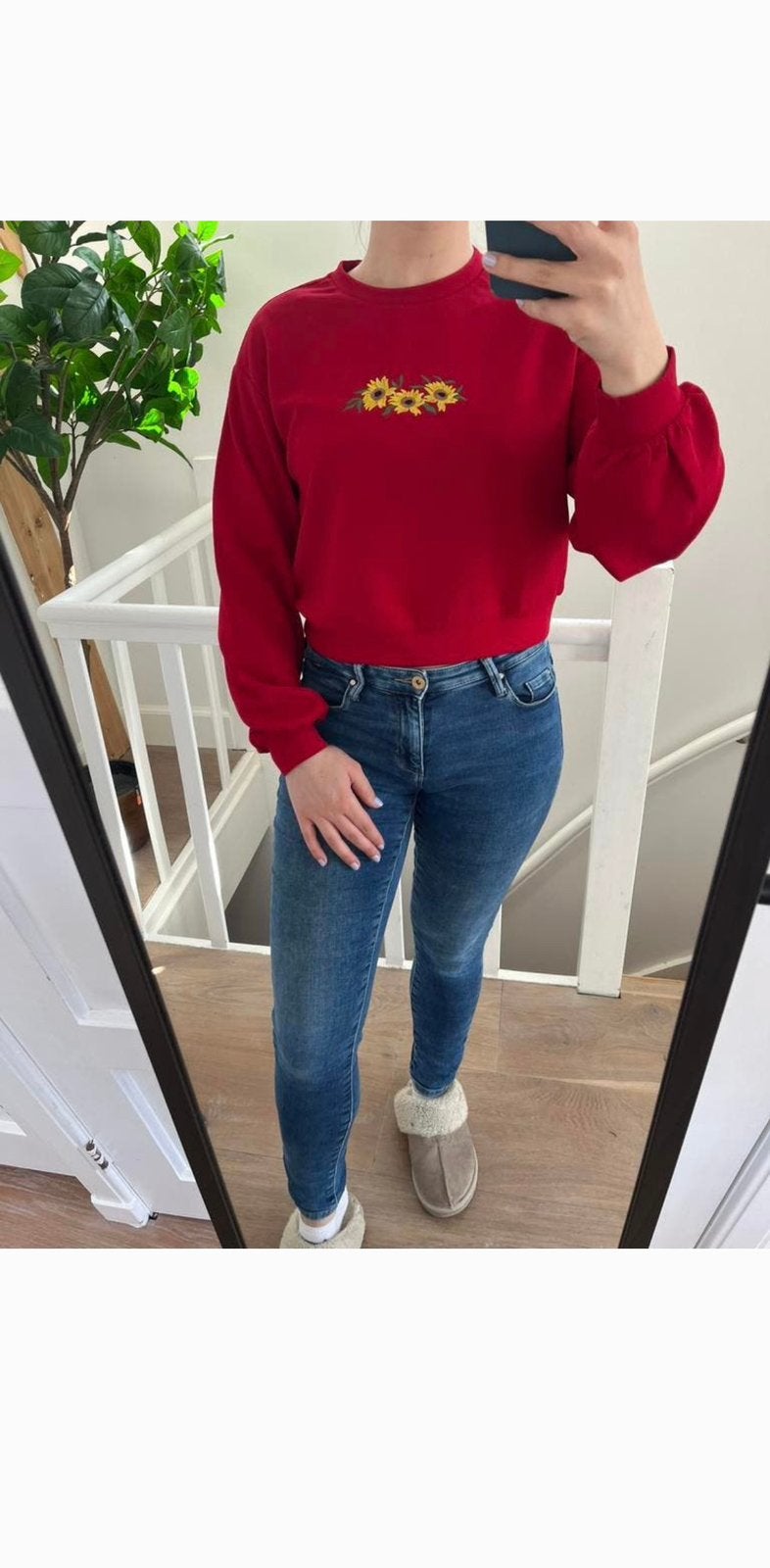 Rode trui maat S / 36, Kleding | Dames, Truien en Vesten, Ophalen, Zo goed als nieuw, Maat 36 (S), Rood