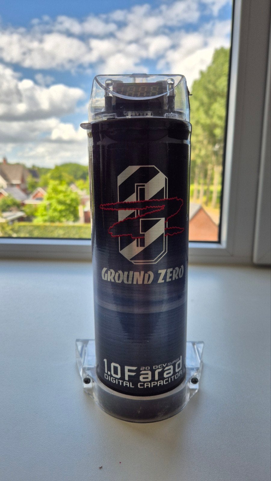 Ground Zero 1.0 Farad Digitale Condensator Car Audio, Auto diversen, Ophalen of Verzenden