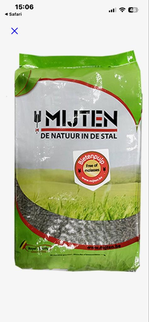 Mijten Bietenpulp - Vrij van Melasse, Dieren en Toebehoren, Dierenvoeding, Ophalen