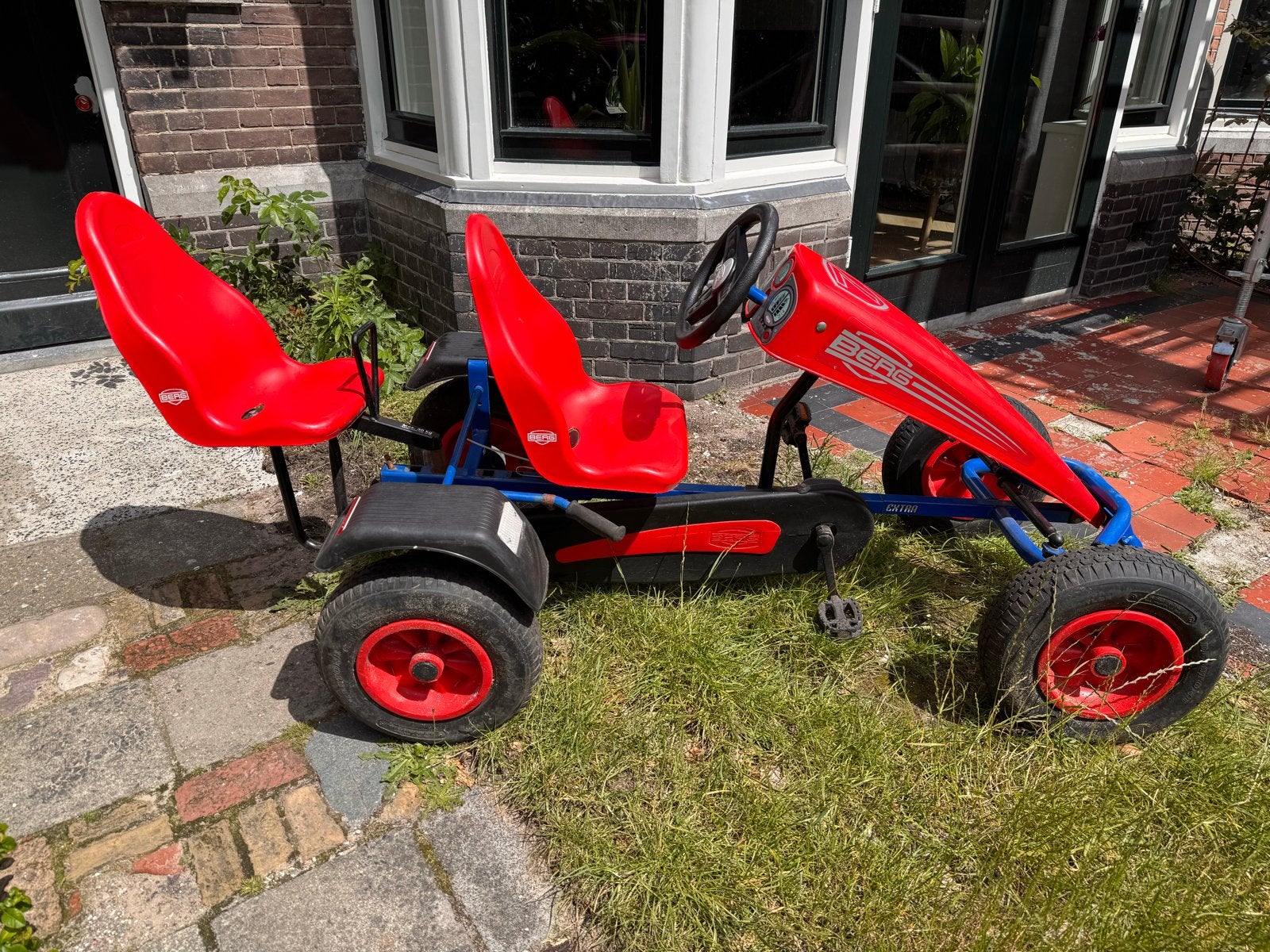 Berg skelter met duozit, aanhanger en hoes, Ophalen, Gebruikt, Berg, Duozit