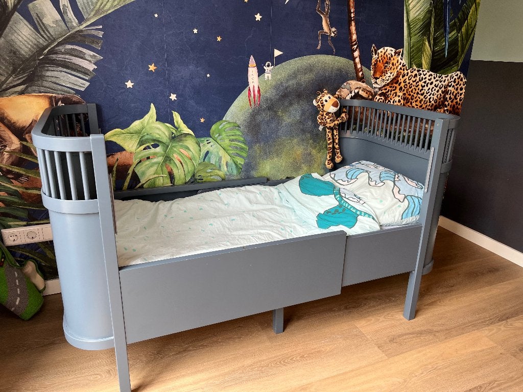 Sebra Kili Meegroeibed - Classic grey, Ophalen, Gebruikt, 70 tot 85 cm, 140 tot 160 cm