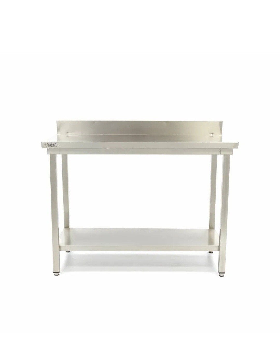 Werktafel rvs- 200x70 cm - Verstelbare Hoogte - met Spatrand, Ophalen, RVS Meubilair