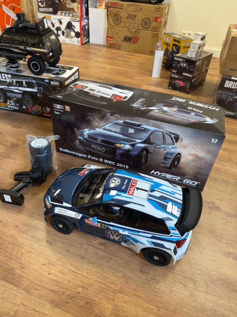 MJX Hyper GO 7304 1/7 Volkswagen Polo R WRC 4WD, Ophalen, Nieuw, Elektro, Auto onroad