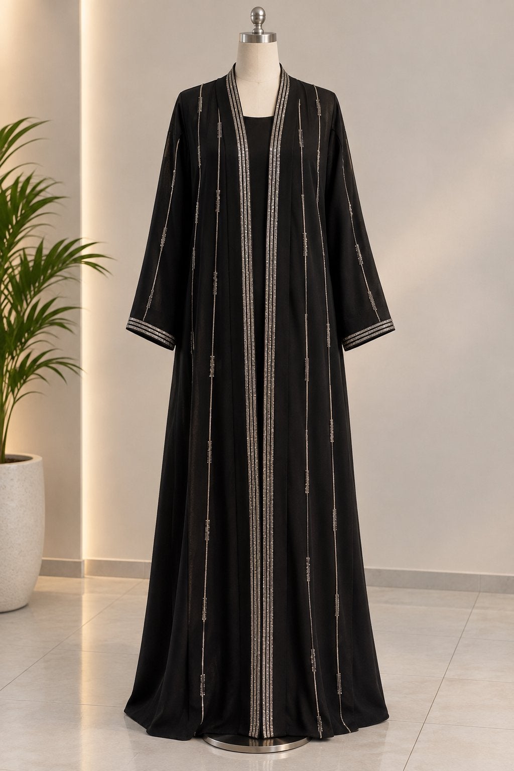 Abaya, Kleding | Dames, Ophalen of Verzenden, Zo goed als nieuw, Zwart, Overige typen
