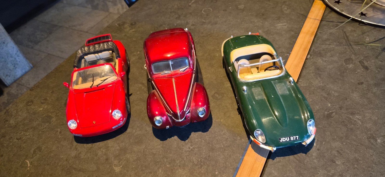 3 Bburago schaalmodellen: Porsche, Ford, Jaguar, Ophalen of Verzenden, Gebruikt, Auto, Bburago