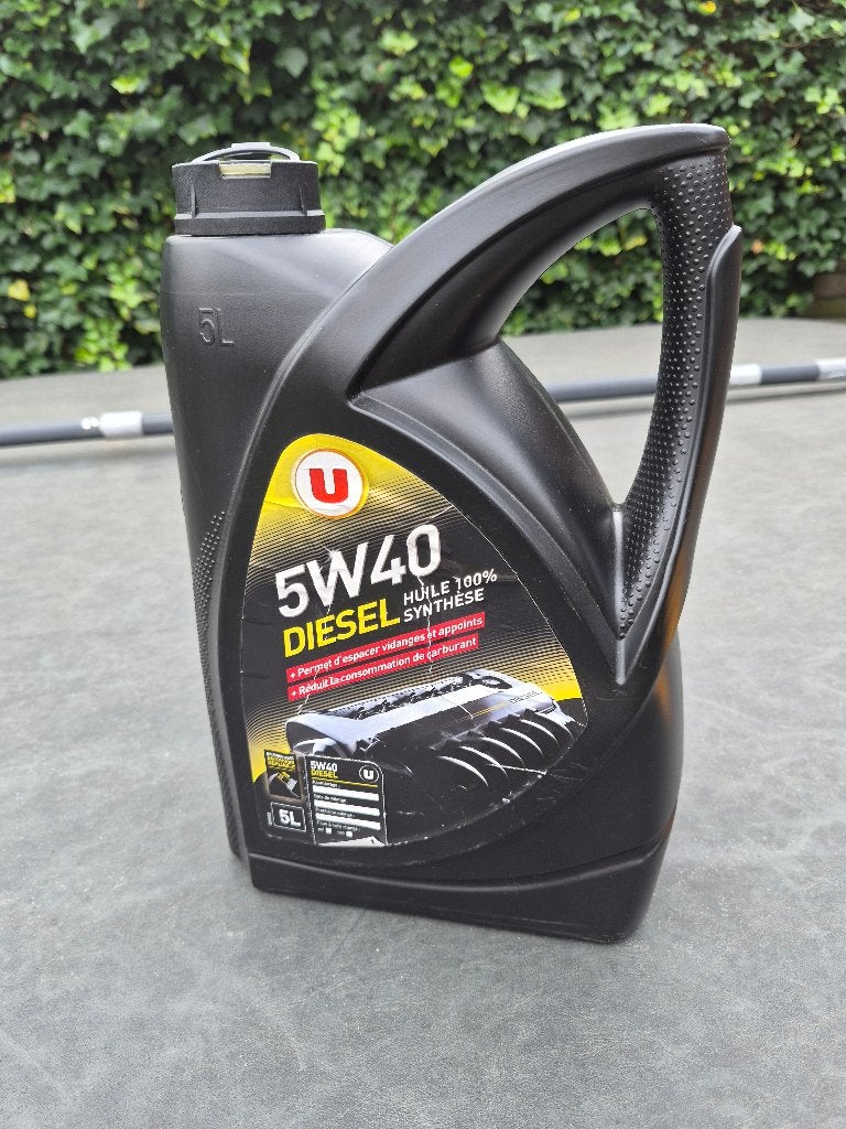 5L U Olie 5W40 Diesel 100% Synthetische Motorolie, Auto diversen, Ophalen