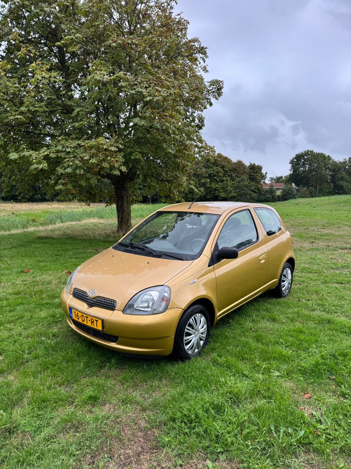 Toyota Yaris 1.3 16V 3DR Linea Luna 2000 Geel, Auto's, Voorwielaandrijving, 1299 cc, 4 cilinders, 400 kg