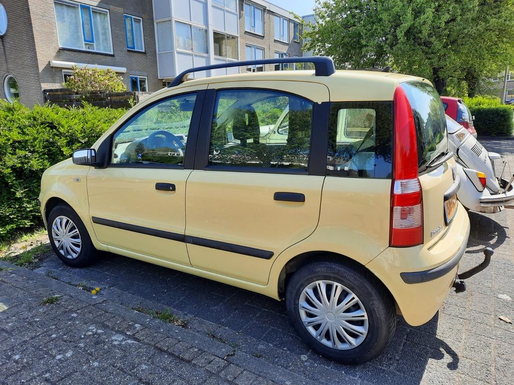 Nette Fiat Panda 1.1 2006 Cream Yellow 5-drs. met trekhaak, Auto's, Voorwielaandrijving, Stof, 54 pk, 4 stoelen