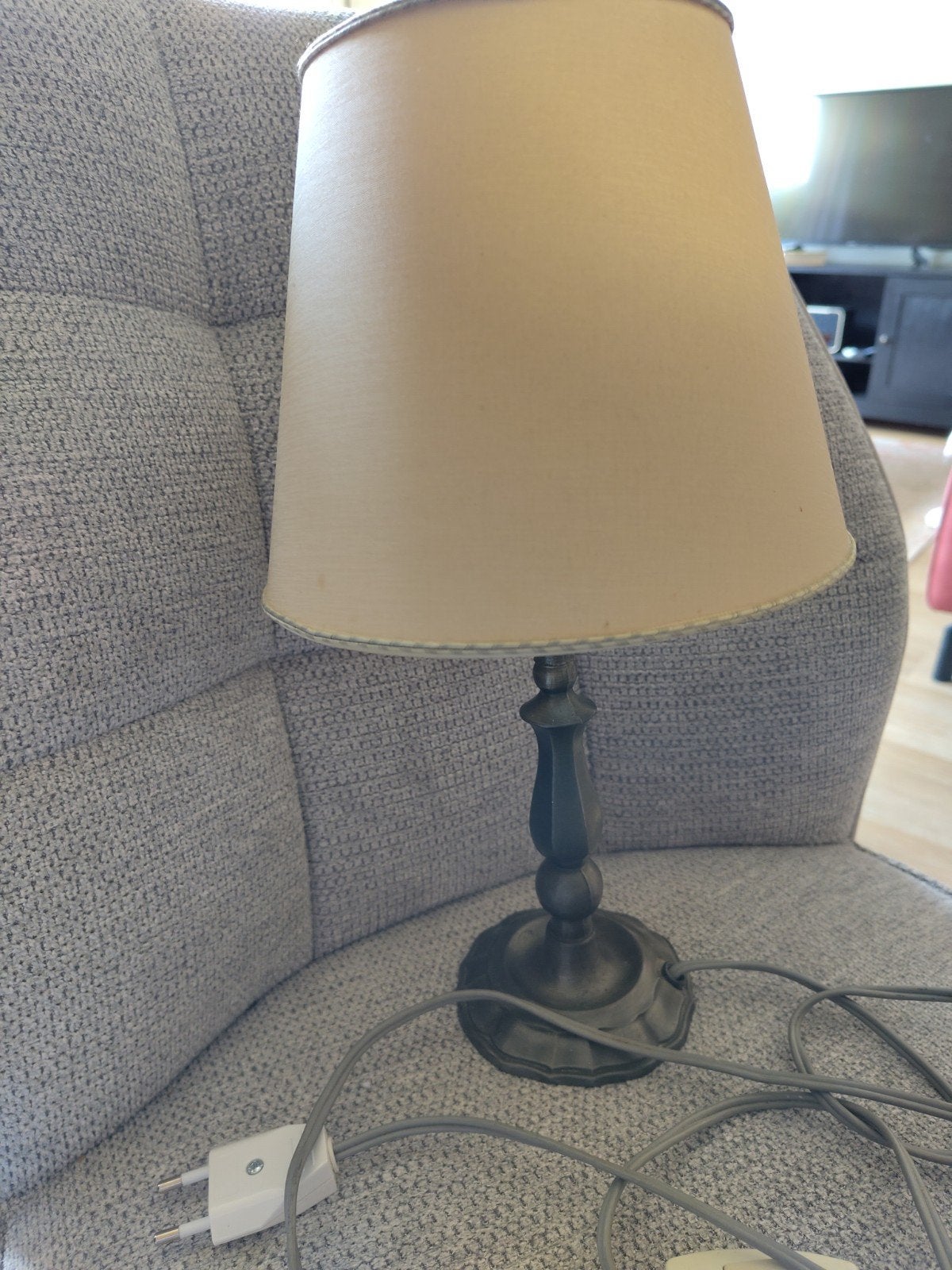 Tinnen staande lamp / BSF reines zinn, Huis en Inrichting, Ophalen of Verzenden