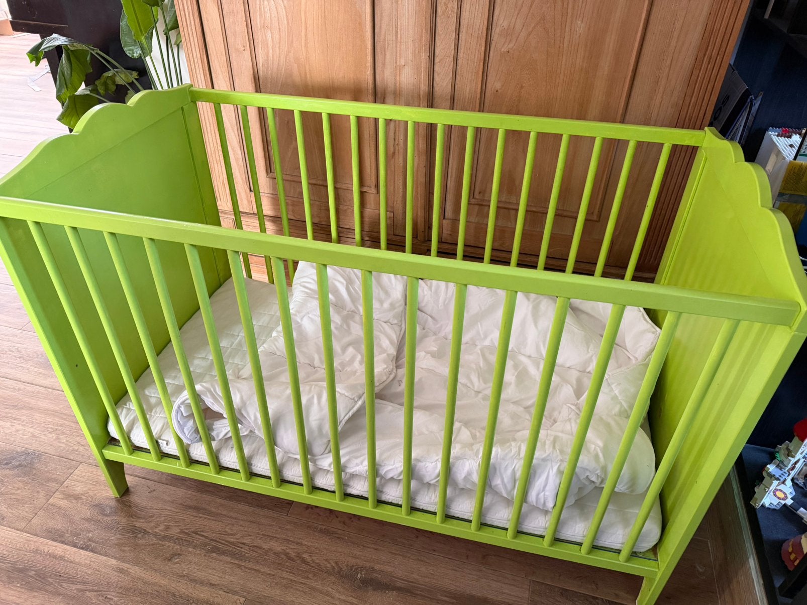 Ikea ledikant met gratis matras en dekbed, Ophalen, Gebruikt, Ledikant