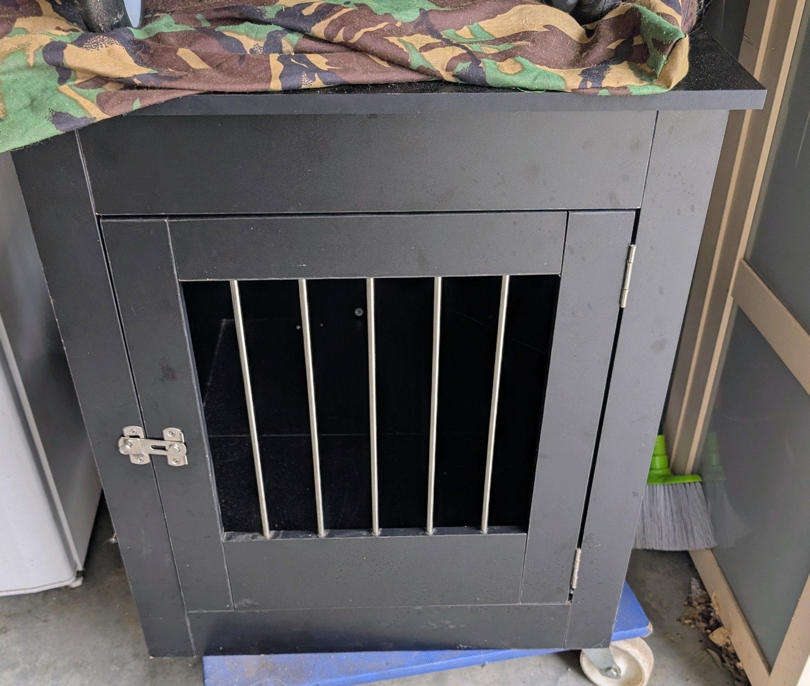 honden bench kast, Ophalen, 65 tot 100 cm, Hondenhok, Zo goed als nieuw