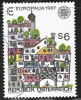 O 37 - 1987 - Oostenrijk/ Europalia, Ophalen of Verzenden, Overige landen, Gestempeld