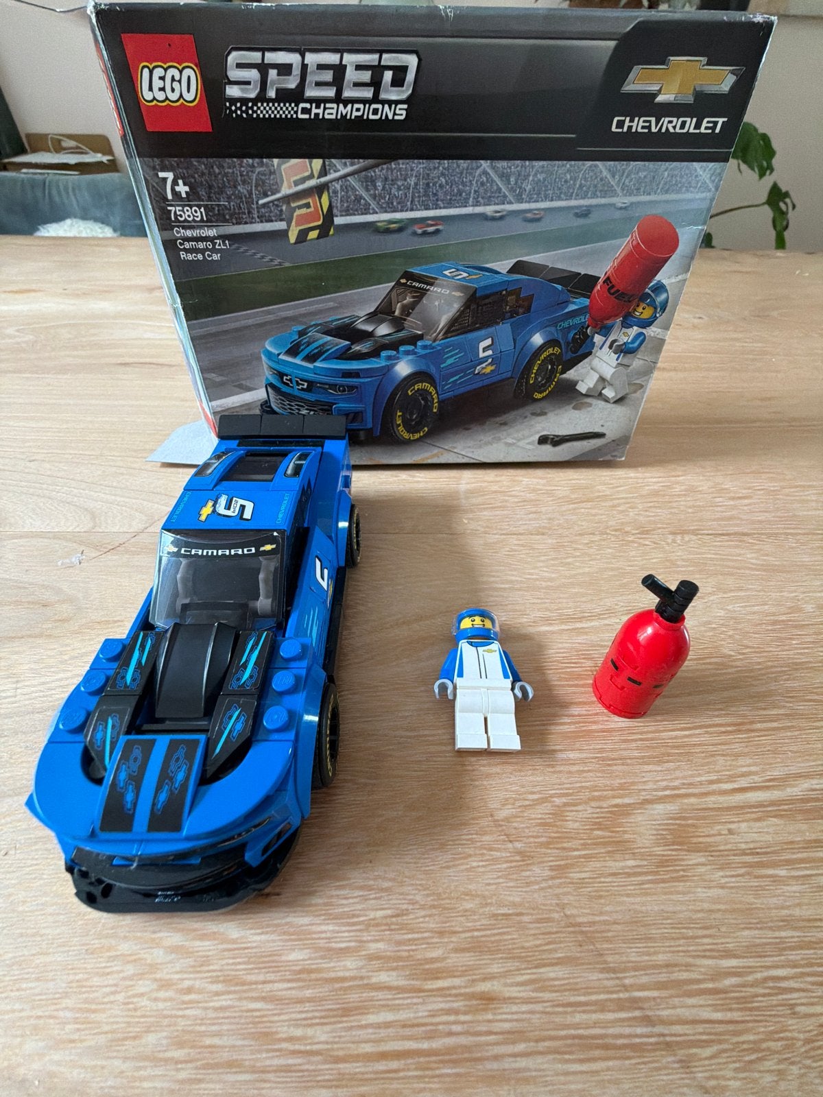 LEGO Speed Champions Chevrolet Camaro75891 met orginele doos, Ophalen of Verzenden, Gebruikt, Overige merken