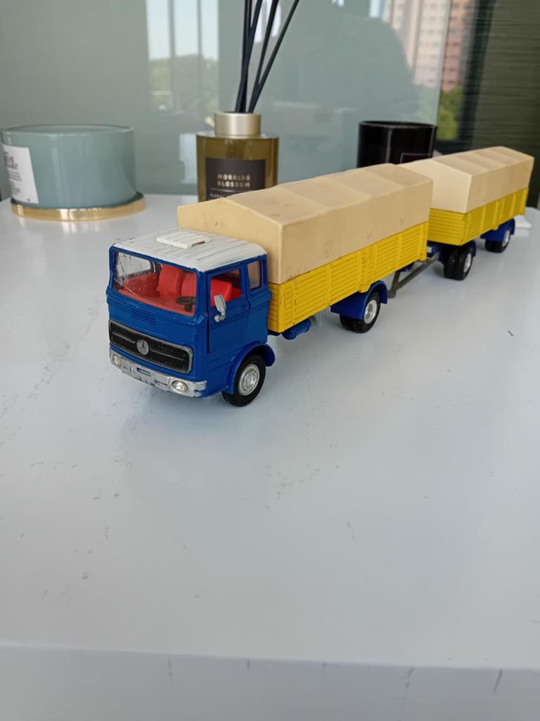 Dinky toys Mercedes LP 1920 Combi., Ophalen of Verzenden, Gebruikt, Auto, Dinky Toys