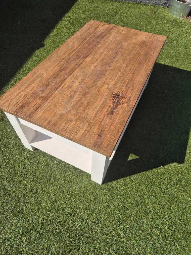 Leuke Ibiza Style Tafel 60cm, Huis en Inrichting, Tafels | Salontafels, Ophalen of Verzenden, Gebruikt, 50 tot 100 cm, Ibiza style