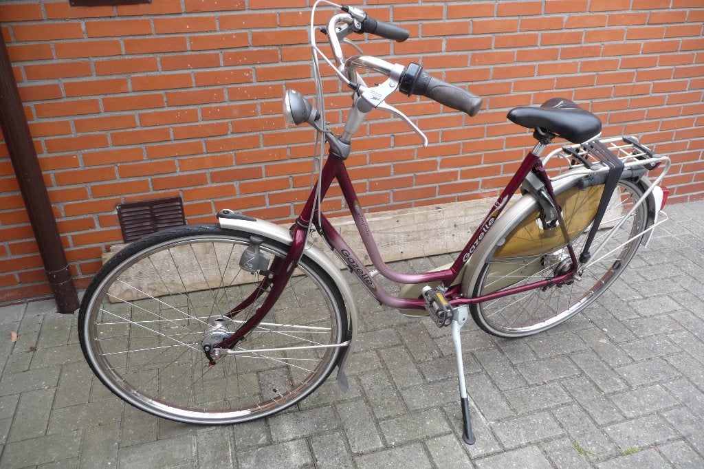 MOOIE DAMESFIETS GAZELLE FRAME HOOGTE 57 CM 7 VERSNELLINGEN., Versnellingen, Zo goed als nieuw, Gazelle, 56 cm of meer