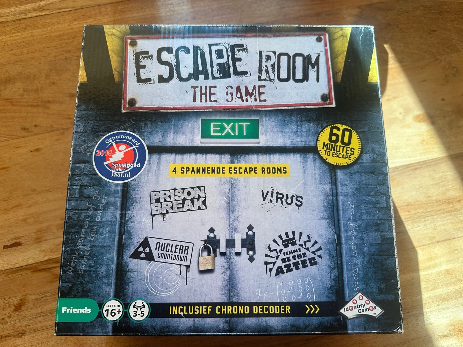 Escape Room The Game - Zo goed als nieuw, Drie of vier spelers, Ophalen of Verzenden, Zo goed als nieuw