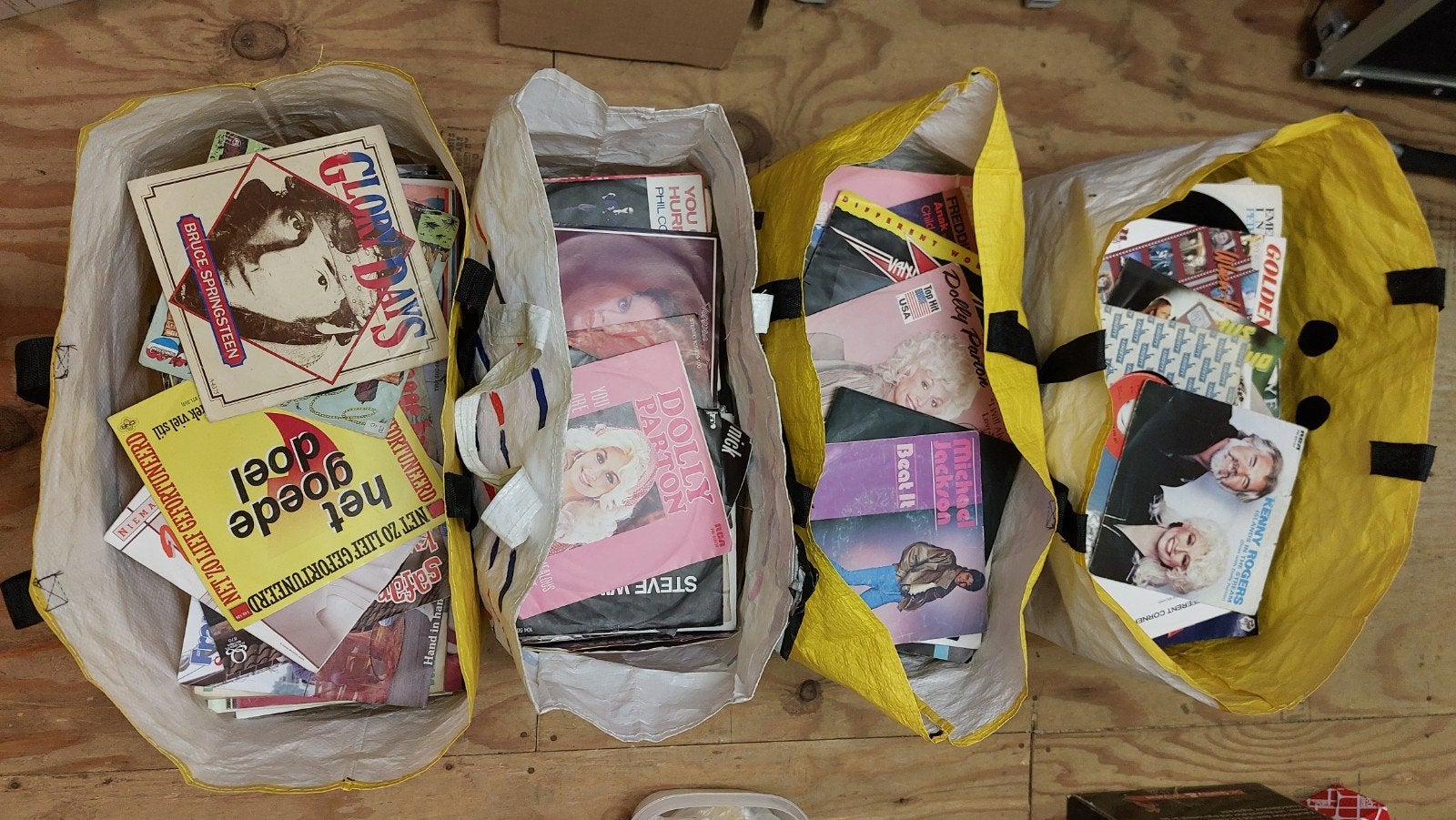 grote partij van ongeveer 1400 singeltjes, Ophalen, Gebruikt, 7 inch