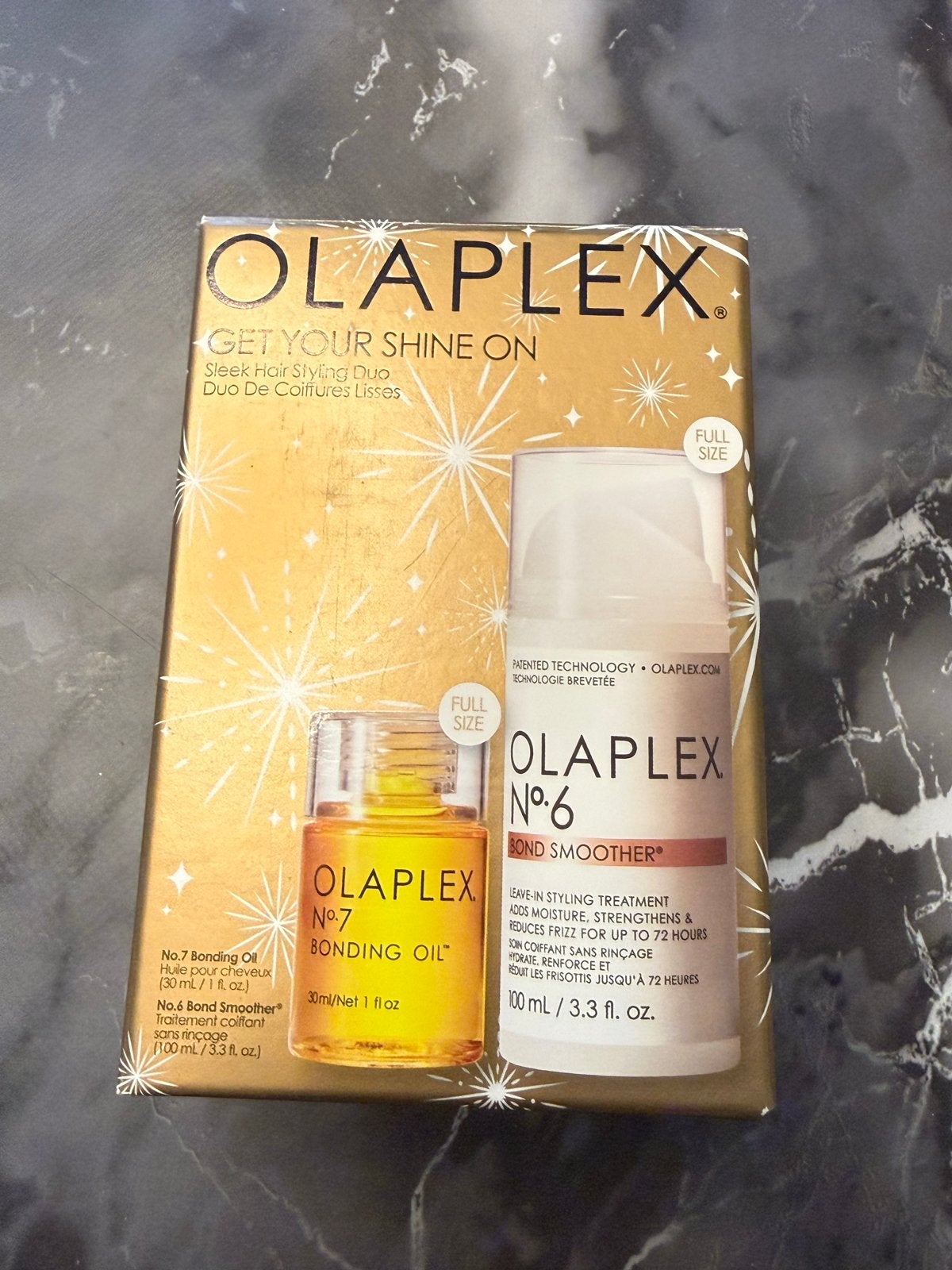Olaplex Sleek Hair Styling Duo - N6 Bond Smoother & N7 Bon, Verzenden, Nieuw, Haarverzorger of -hersteller