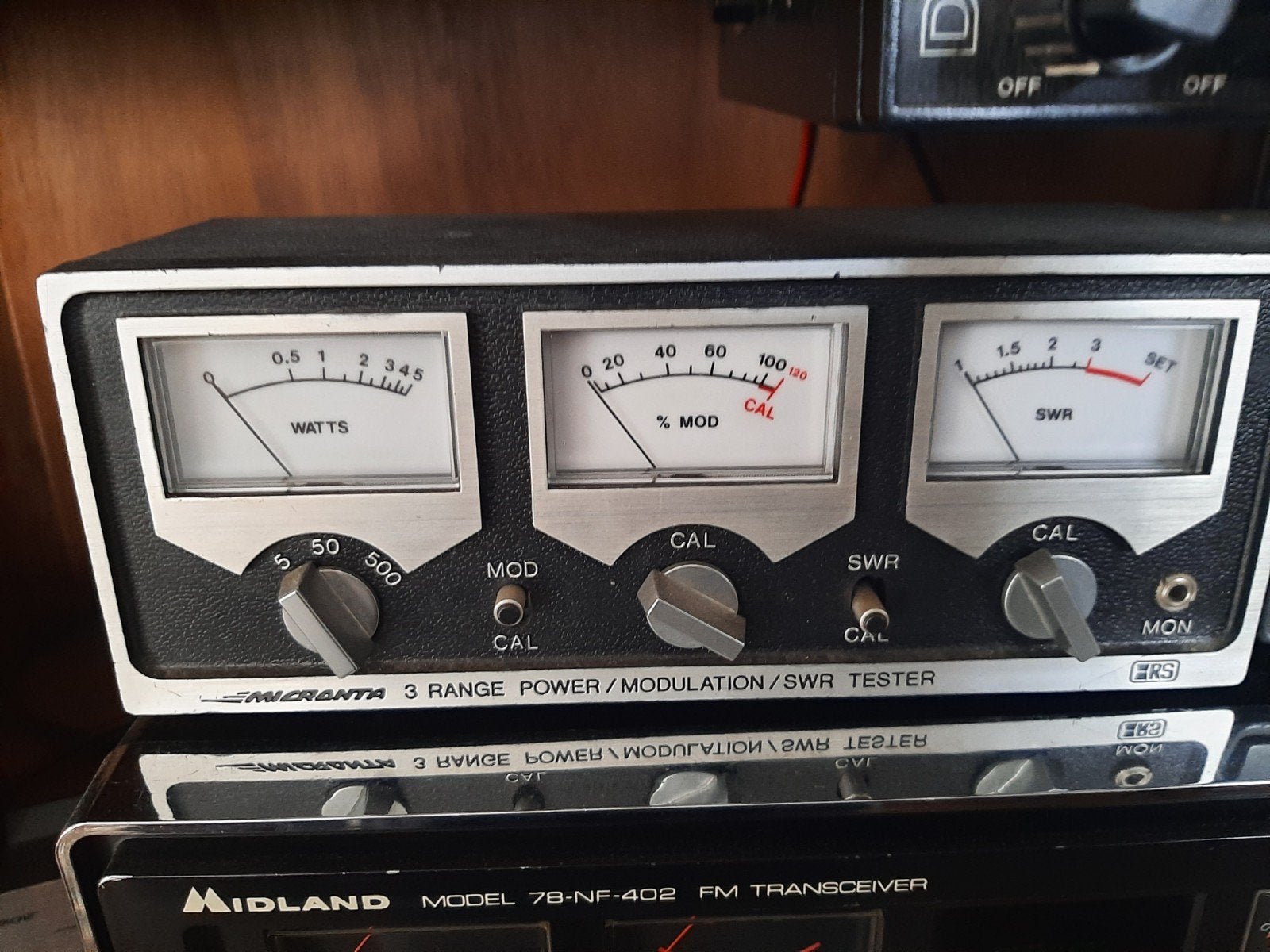 Zender en Ontvanger: 3-Range Power/Modulation/SWR Tester, Telecommunicatie, Zenders en Ontvangers, Ophalen, Gebruikt, Zender en Ontvanger
