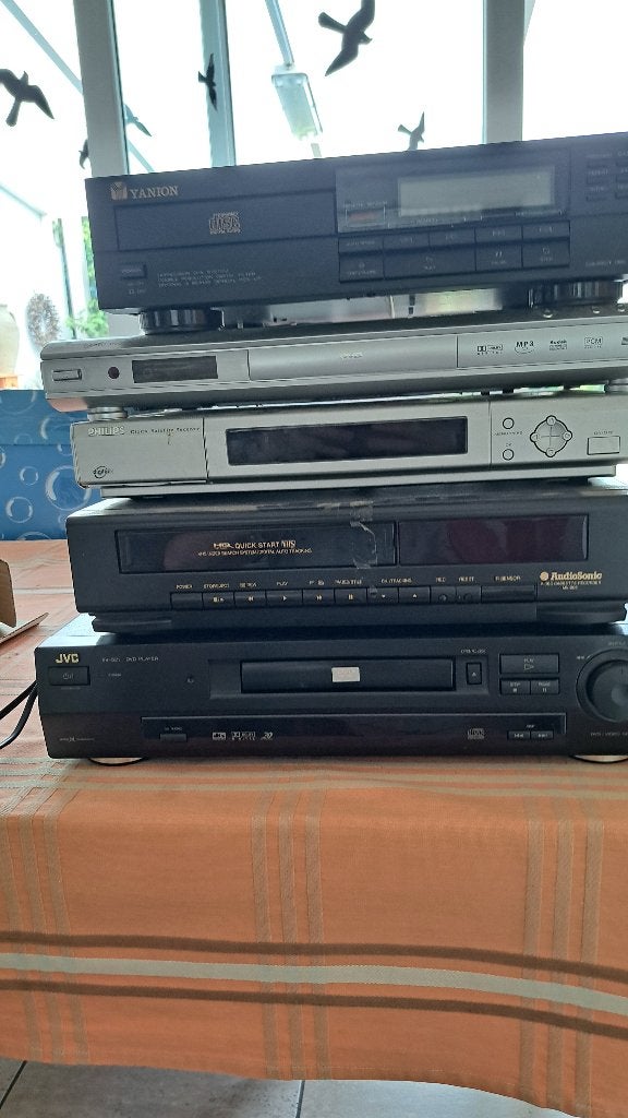 Diverse audio- en videospelers - Yanion, Philips, JVC, Ophalen, Gebruikt