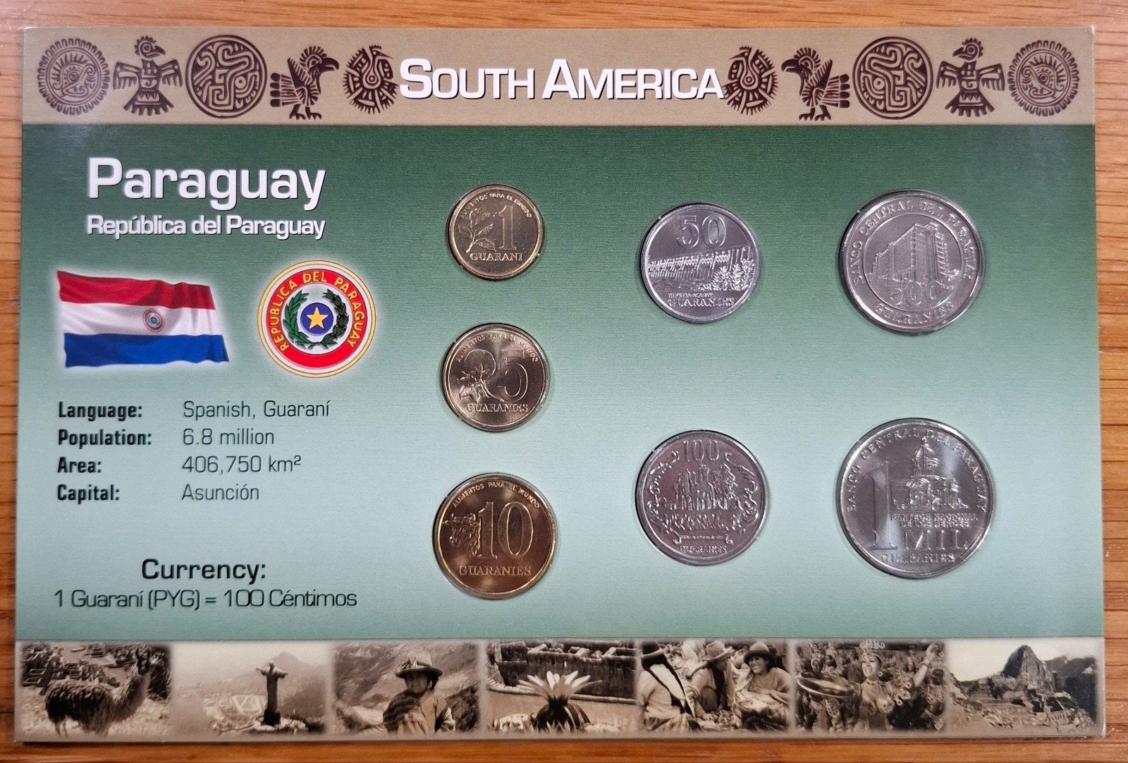Coins of the World muntset Paraguay, Ophalen of Verzenden, Zuid-Amerika