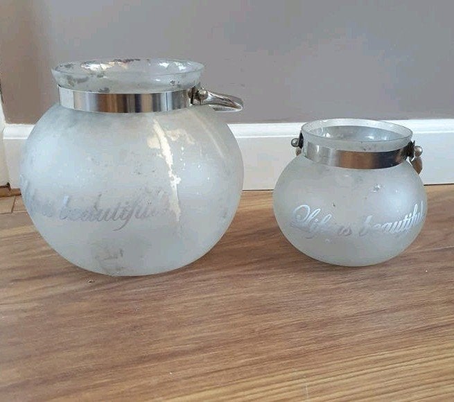 windlichten, Ophalen of Verzenden, Glas, Windlicht