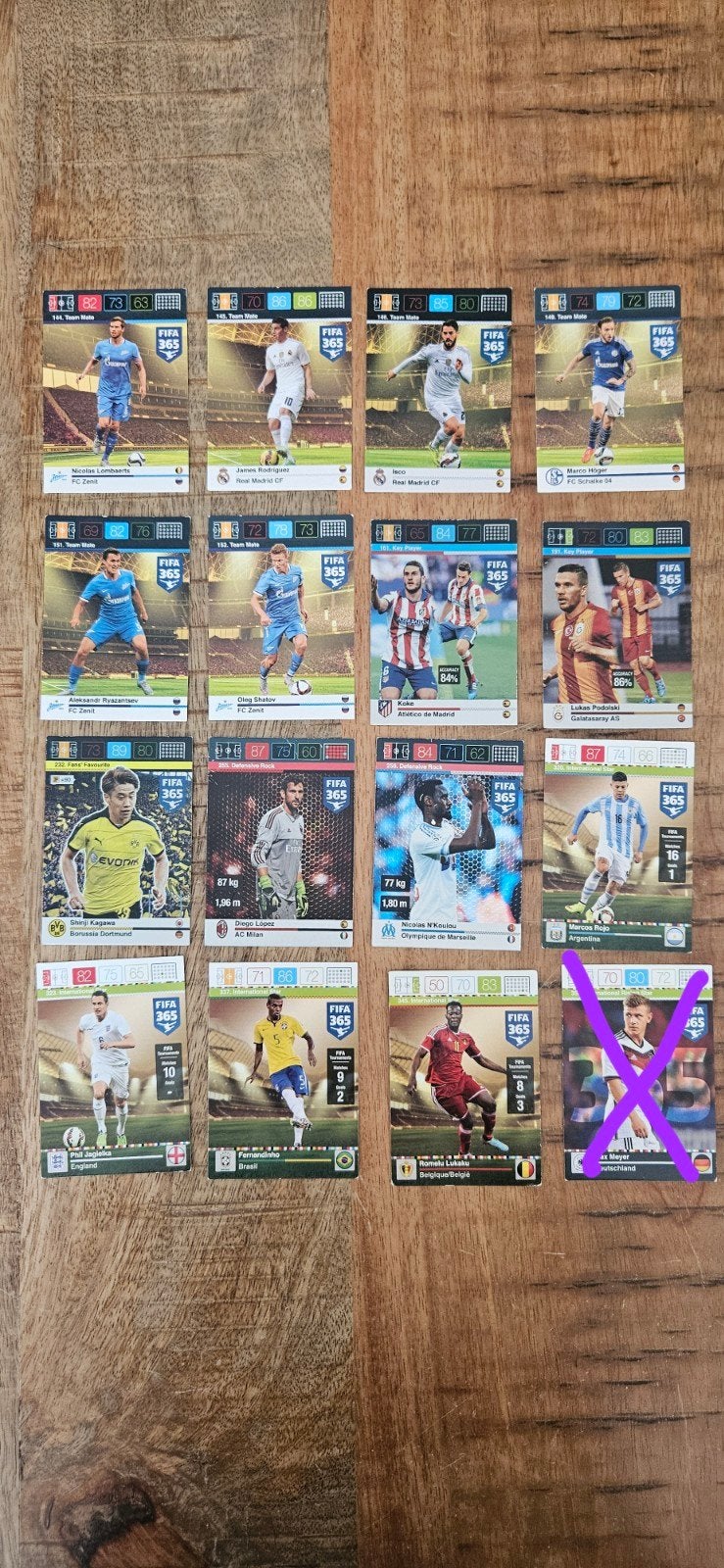 Panini FIFA 365 Adrenalyn XL 2015/2016, Ophalen of Verzenden, Zo goed als nieuw, Overige sporten, Poster, Plaatje of Sticker
