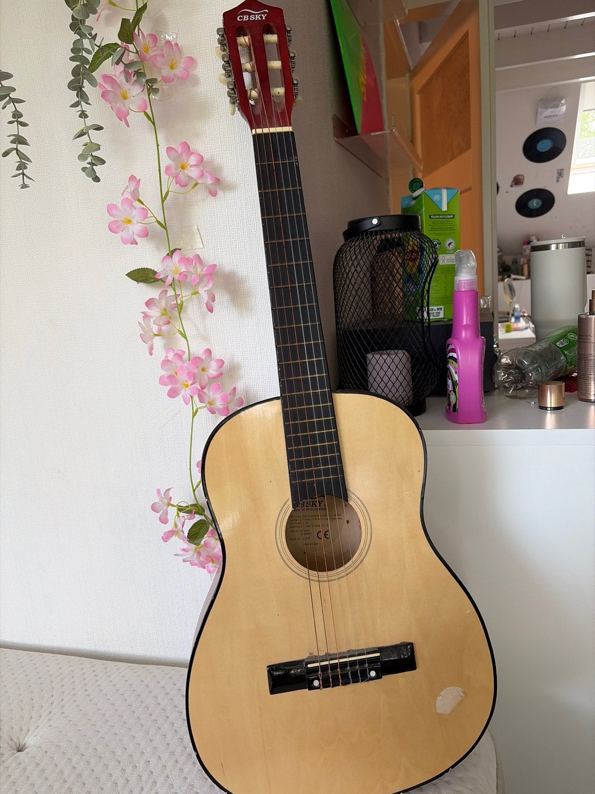 Gitaar, Muziek en Instrumenten, Snaarinstrumenten | Gitaren | Akoestisch, Ophalen of Verzenden, Zo goed als nieuw, Klassieke of Spaanse gitaar