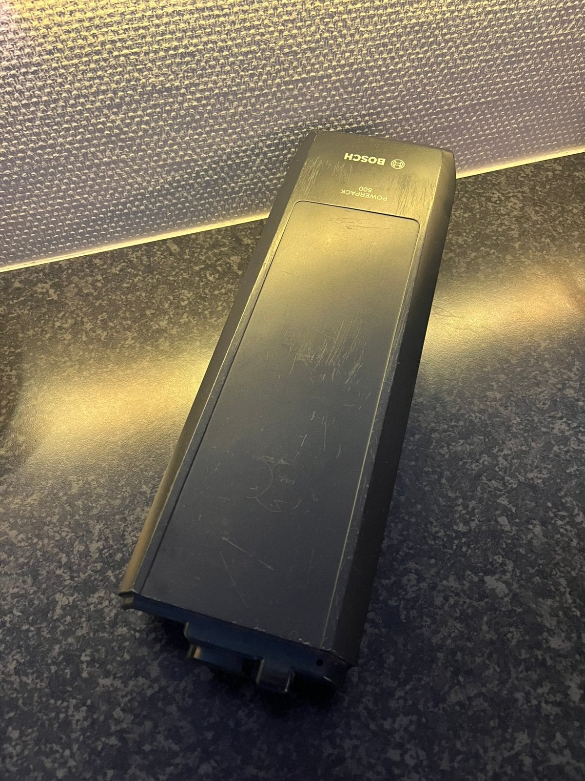 Bosch fiets accu, Ophalen, Gebruikt