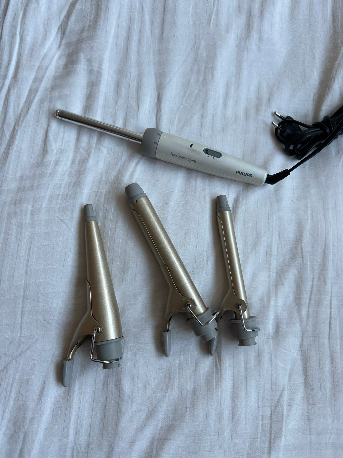 Philips Krultang met 3 Opzetstukken - SalonSuper Stylist, Sieraden, Tassen en Uiterlijk, Uiterlijk | Haarverzorging, Ophalen of Verzenden