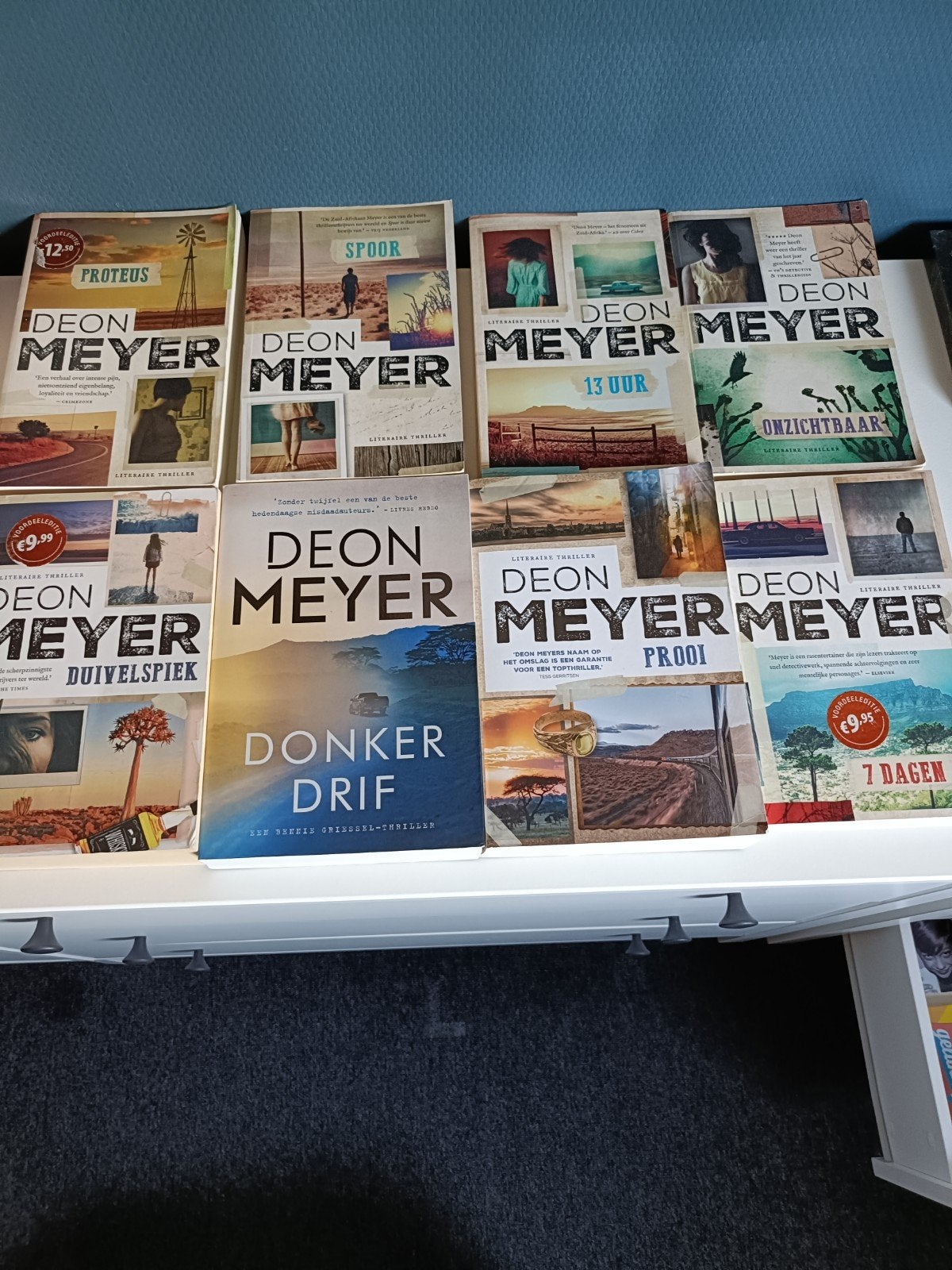 Deon Meyer boeken, Boeken, Ophalen, Gelezen, Deon Meyer