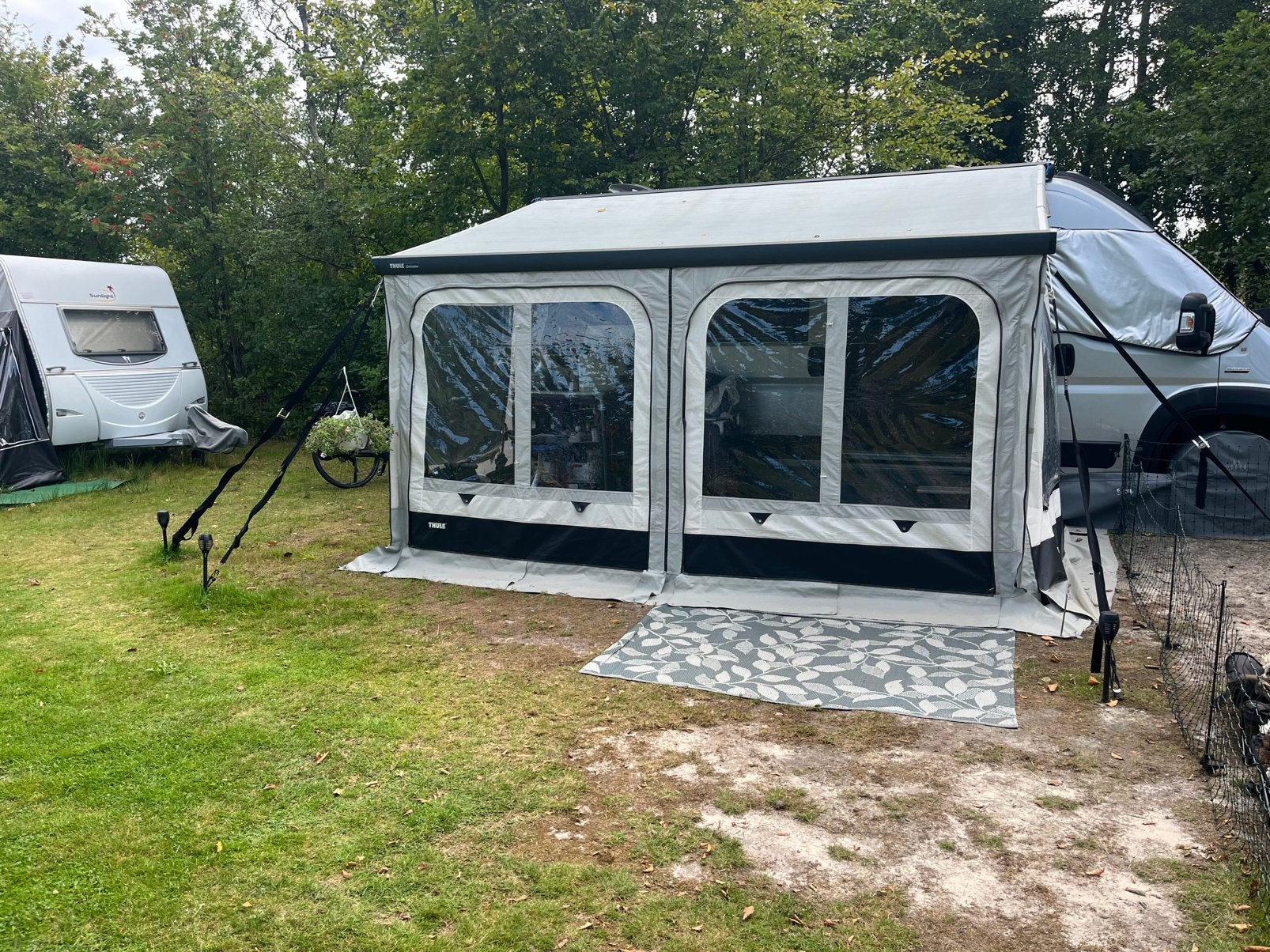 Thule Panorma luifeltent 4 meter breed en uitval 2.5 meter, Ophalen, Gebruikt