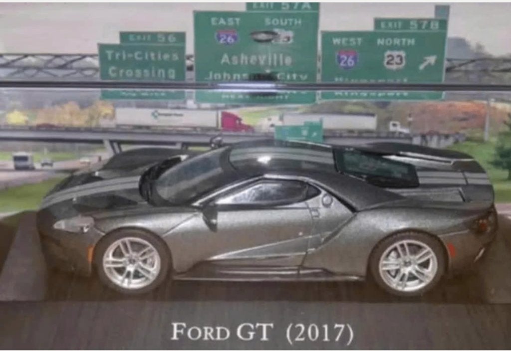 Ford GT 2017 schaal 1/43 ALTAYA American cars # 52, Hobby en Vrije tijd, Verzenden, Nieuw, Auto, Overige merken