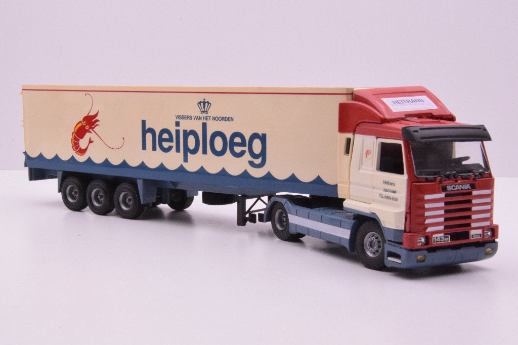 Scania streamline  '' Heitrans Zoutkamp  ' Tekno, Ophalen of Verzenden, Gebruikt, Bus of Vrachtwagen, Tekno
