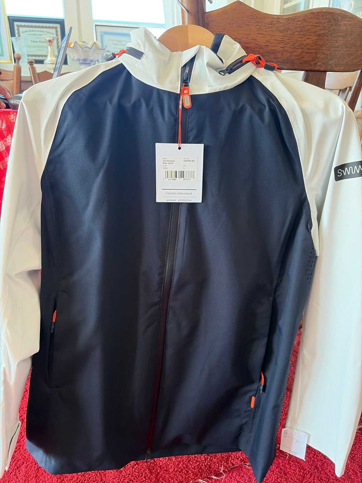 SWIMS The Womens Boat Jacket - Nieuw met kaartjes, Ophalen of Verzenden, Nieuw, Maat 42/44 (L), Zwart