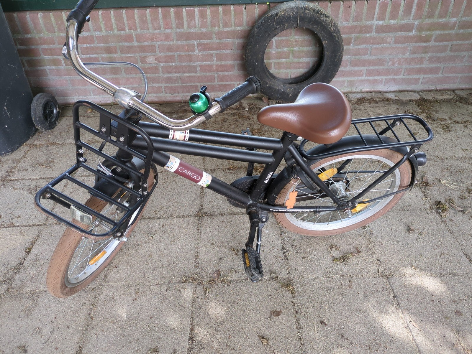 jongensfiets 18 inch, Fietsen en Brommers, Fietsen | Cruisers en Lowriders, 47 tot 51 cm, Ophalen, Gebruikt, Staal