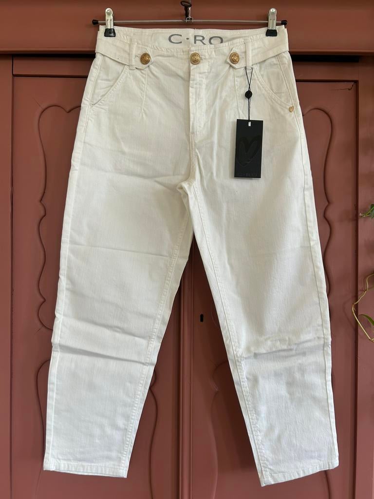 C•RO ecru jeans maat 38 Nieuw, Kleding | Dames, C•RO, Ophalen of Verzenden, Nieuw, Beige