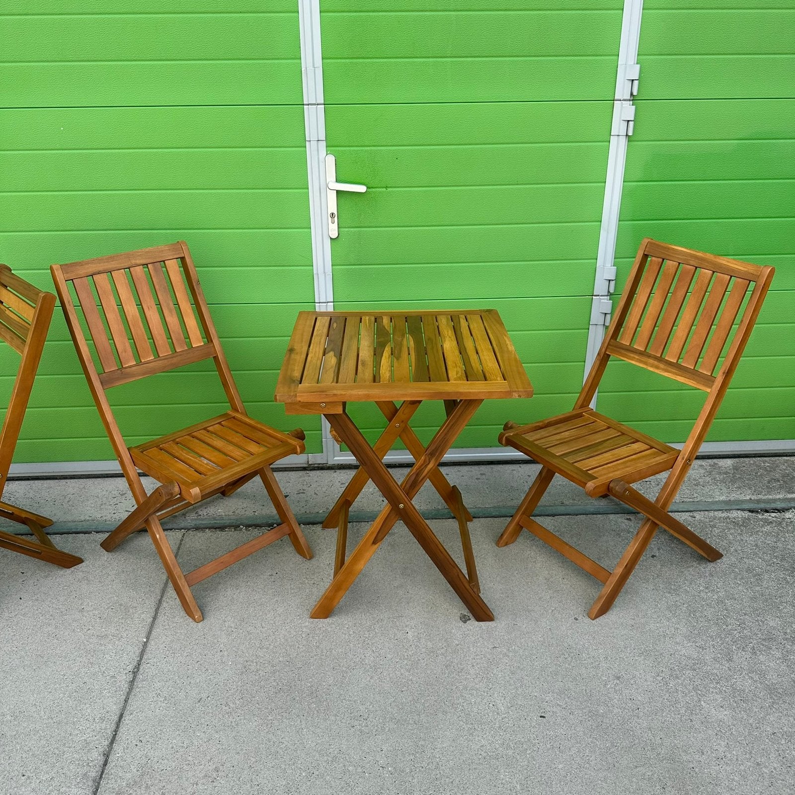Bistroset Acacia Balkon Tuinset - 2 Stoelen 1 Tafel - Nieuw, 2 zitplaatsen, Bijzettafel, Nieuw, Ophalen of Verzenden