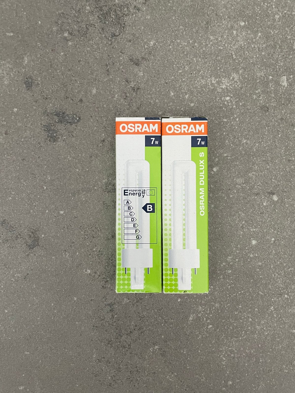 2x OSRAM DULUX S 7W Spaarlamp - Nieuw in verpakking, Ophalen of Verzenden, Nieuw