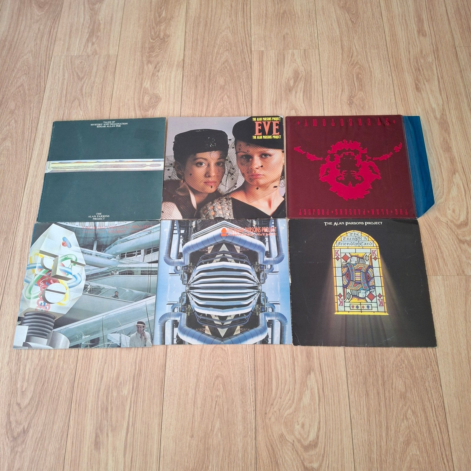 6x The Alan Parsons Project LP vinyl platen collectie, Ophalen, LP, Rock, Gebruikt