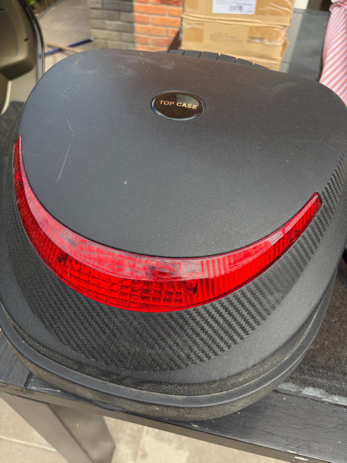 Scooter Topkoffer met Beugel voor GTS Palermo Scooters, Ophalen, Gebruikt, Overige typen, Overige merken