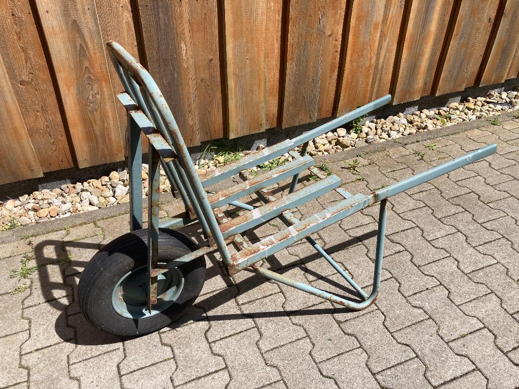 Steenkruiwagen, Ophalen, Zo goed als nieuw, Handmatig, Eenwielig