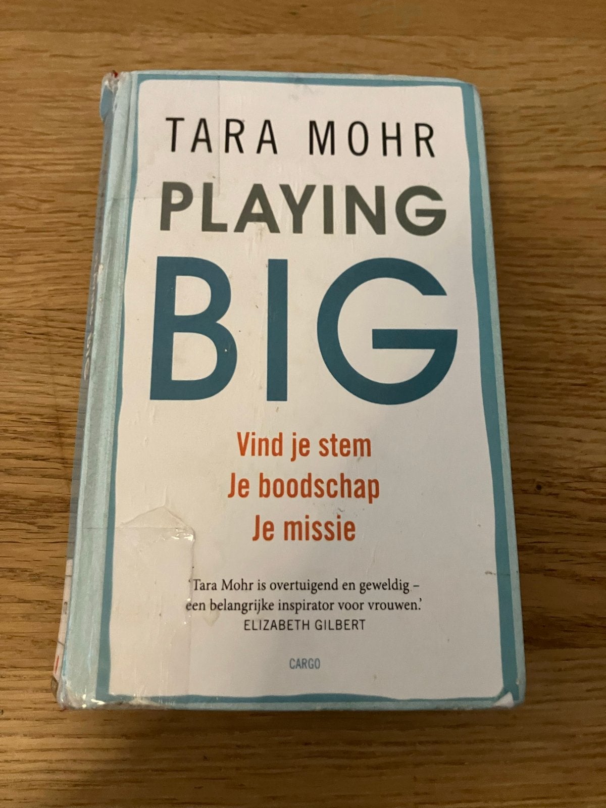 Playing Big - Tara Mohr (Nederlandstalig), Ophalen of Verzenden, Gelezen