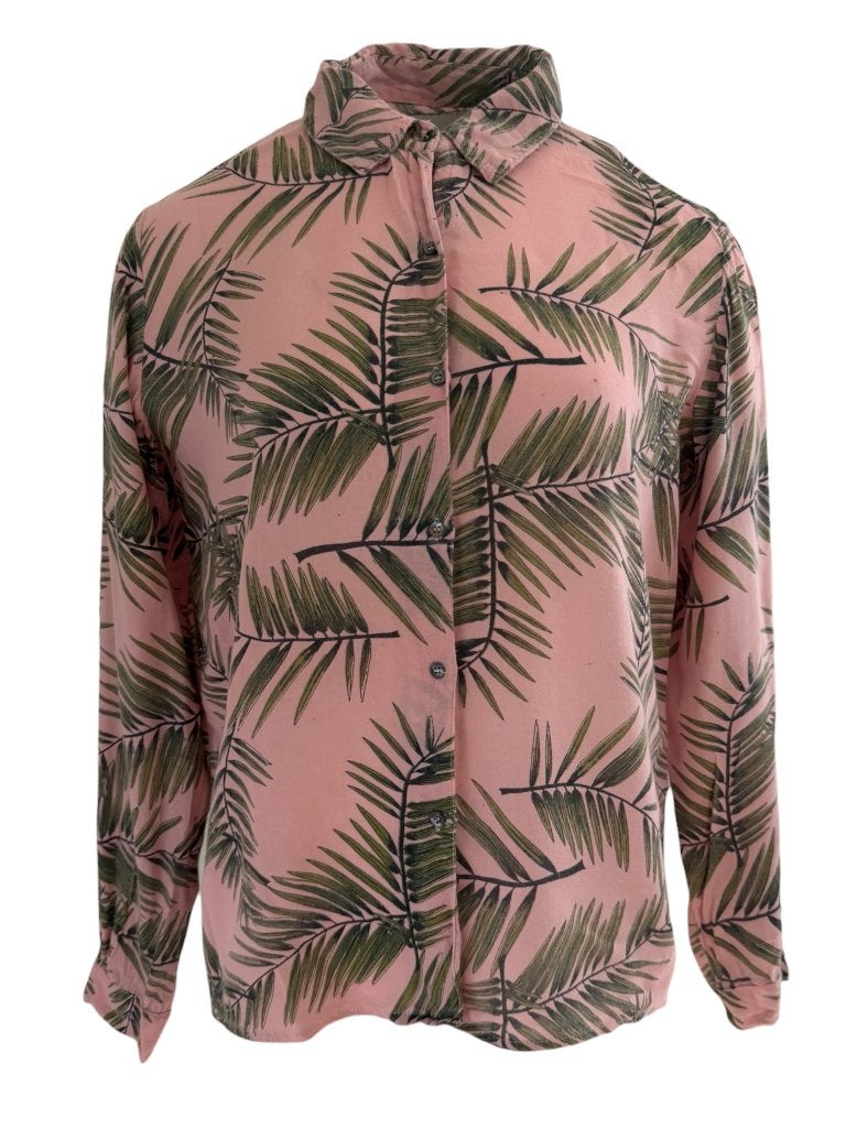 Ganni blouse XS, Ophalen of Verzenden, Zo goed als nieuw, Roze, Maat 34 (XS) of kleiner