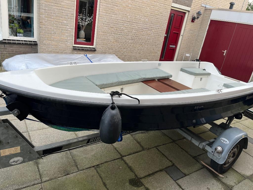 Sunrise 380 Sloep – Compleet – 8PK Yamaha & Trailer, Ophalen, Gebruikt, Tot 10 pk, 3 tot 6 meter