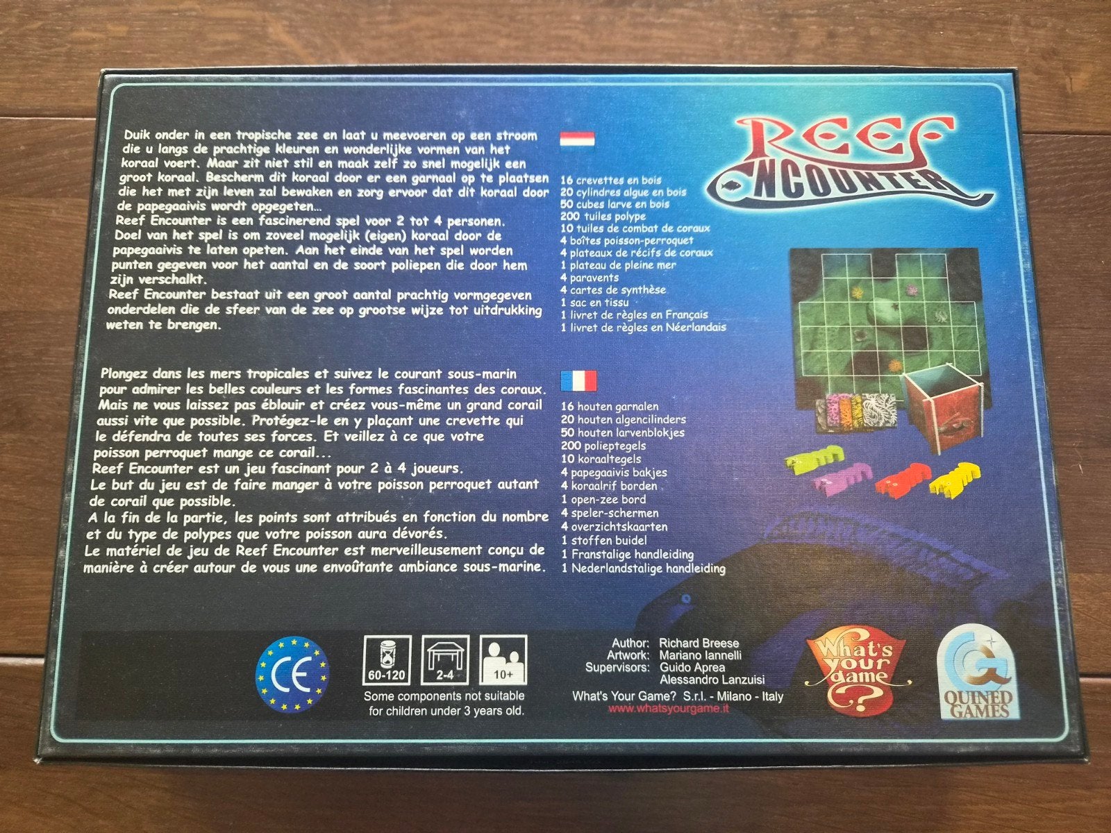 Reef encounter, Ophalen
