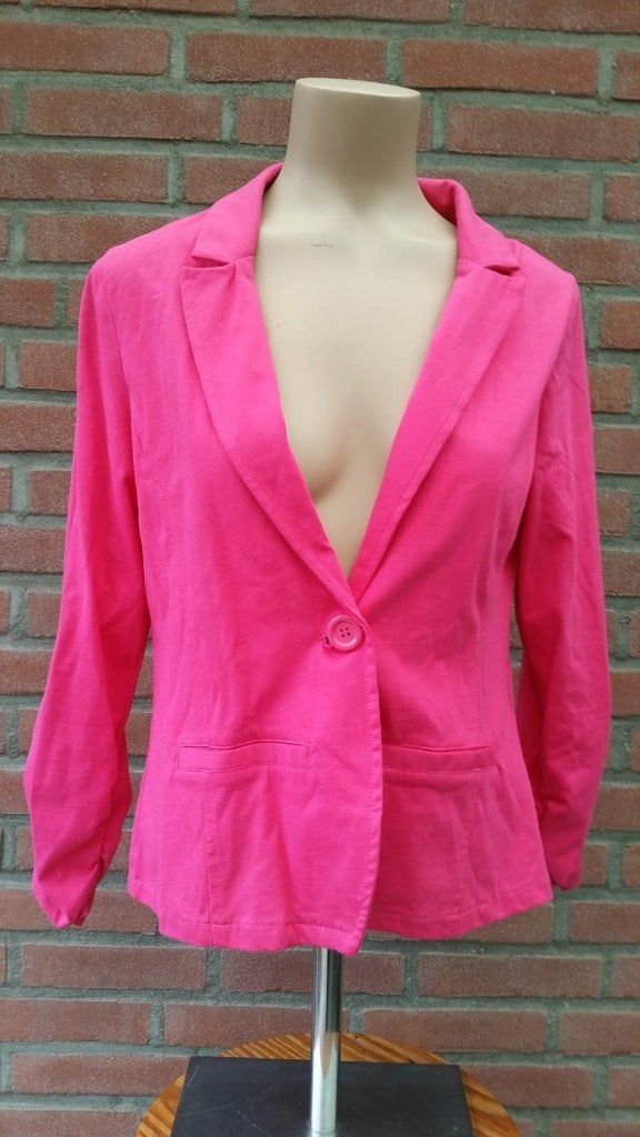 Fuchsia roze jasje maat m – colours of the world, Kleding | Dames, Jasjes, Kostuums en Pakken, Maat 38/40 (M), Ophalen of Verzenden