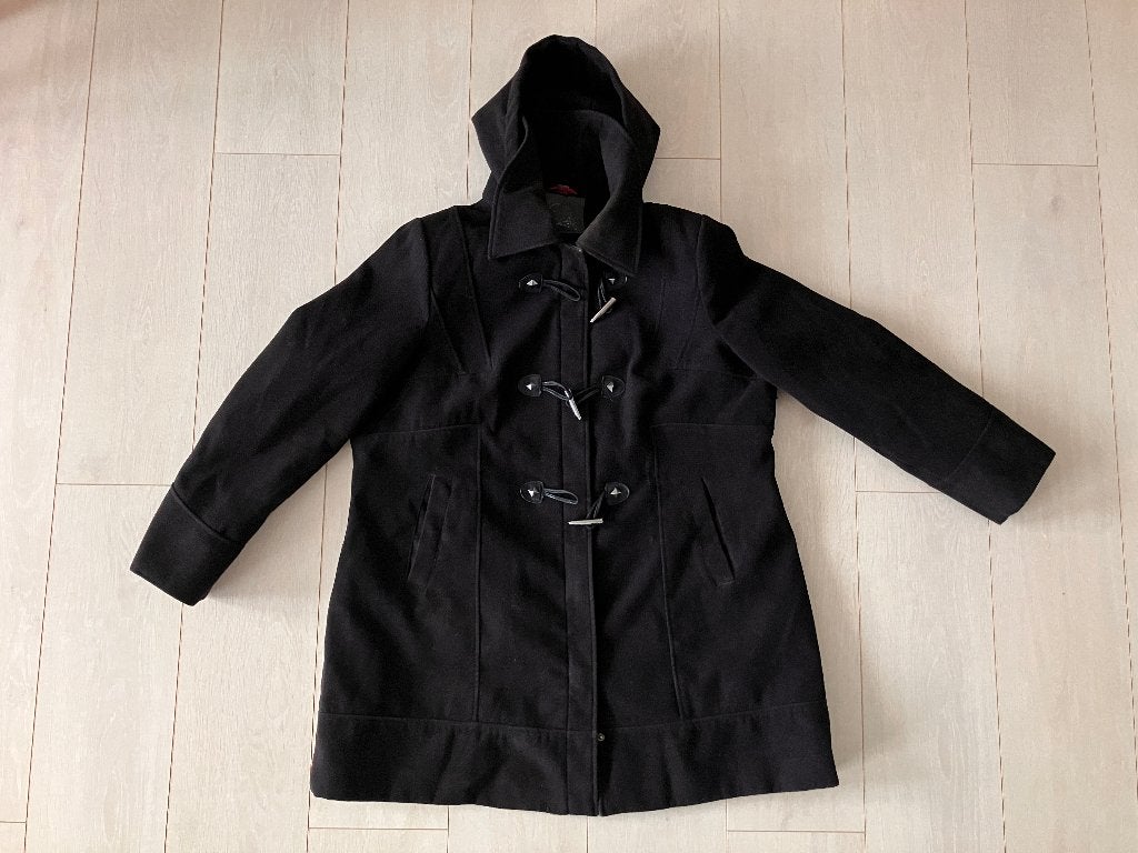 Winterjas C&A Zwart maat 46, Ophalen of Verzenden, Zo goed als nieuw, Maat 46/48 (XL) of groter, Zwart