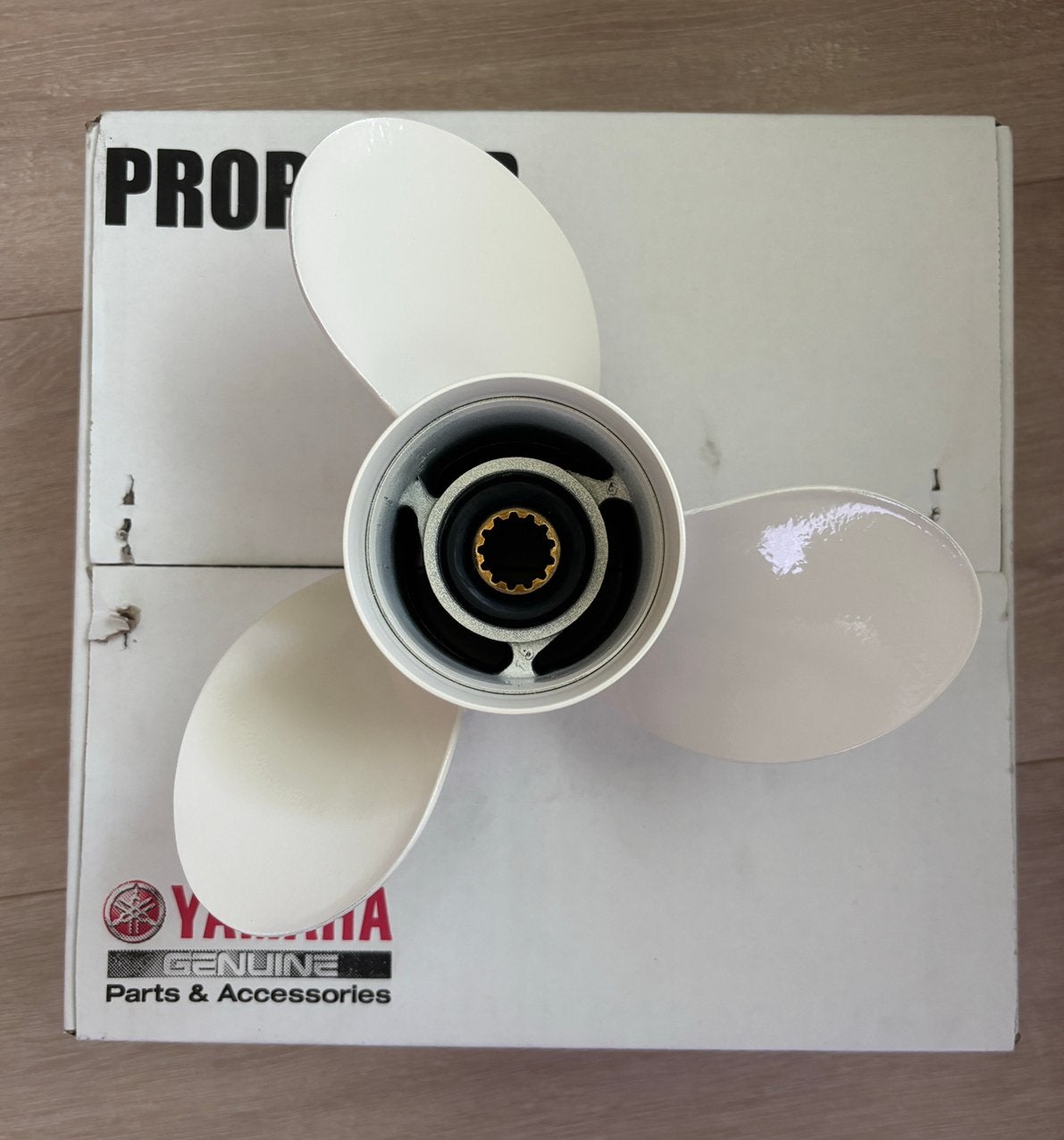 Yamaha 10x15-G 15 pitch Propeller voor Yamaha 40pk 50pk, Watersport en Boten, Bootonderdelen, Ophalen, Zo goed als nieuw, Motor en Techniek